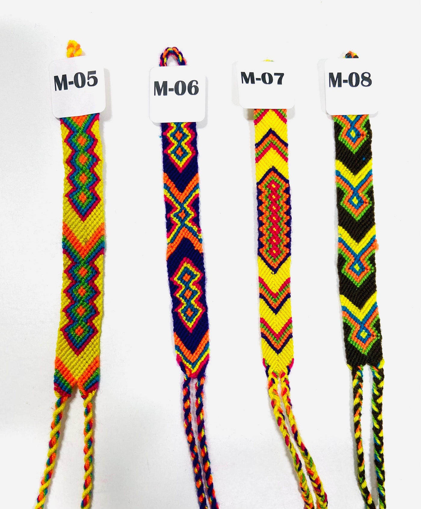 New Arrivals | Colorful Friendship Bracelets | Macrame (XS-L) Handwoven Bracelets M05 