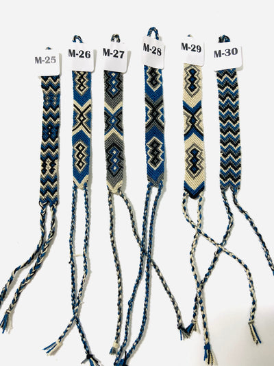 New Arrivals | Colorful Friendship Bracelets | Macrame (XS-L) Handwoven Bracelets M25 
