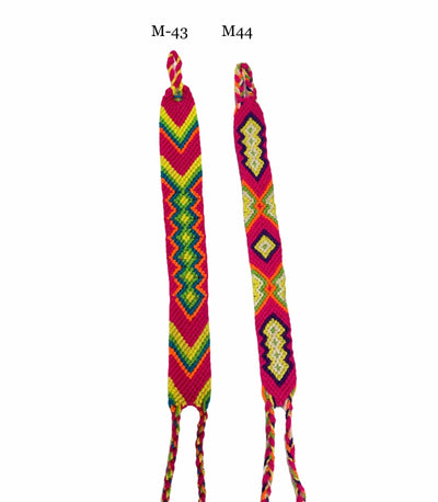 New Arrivals | Colorful Friendship Bracelets | Macrame (XS-L) Handwoven Bracelets M43 