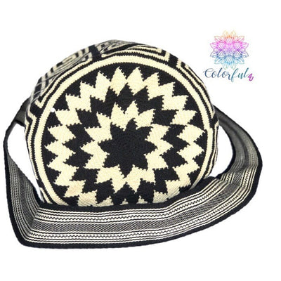 Perissa Beach Crochet Bags - Maze Pattern Special Edition Crochet Boho Bag - Crossbody/Shoulder Bucket Bag 