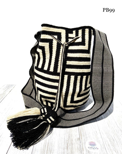 Nude Perissa Beach Crochet Purse | Black Crossbody Bag | Fashion Bag 