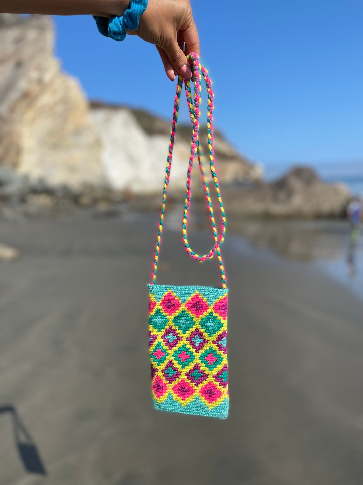 Phone Purses | Crossbody Crochet Phone Bags Crossbody Crochet Boho Bag 