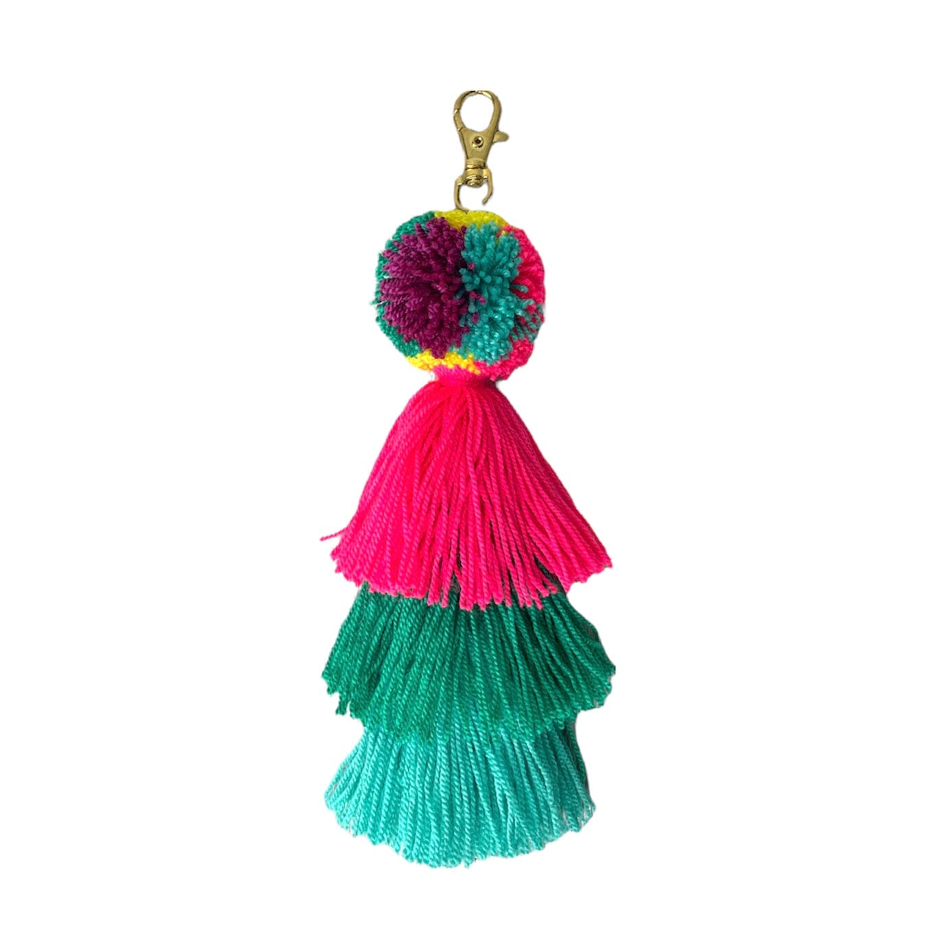 Summer Tassel Bag Charm | Boho Pompom Charm | Purse Charm for summer | Colorful 4U
