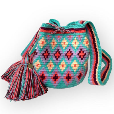 Turquoise Diamond Neon Cute Mini Bags | Small Premium Bag for summer | Colorful 4U