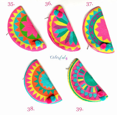 Summer Solstice Clutch Bags | Crochet Clutch Purses | Bohemian Clutches | Boho Clutch | Wayuu Clutch