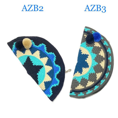 Spring & Summer Moon Clutch Bags Boho Clutch Bag - Wayuu Crochet Envelope AZB2 (10”x5”) Azula Beach 