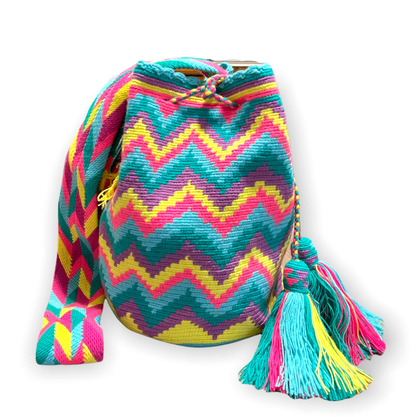 Chevron Crochet pattern Summer Bag for women | crossbody Beach Bag