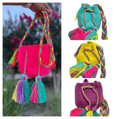 Summer Colors Mini Crochet Bag for Girls and women