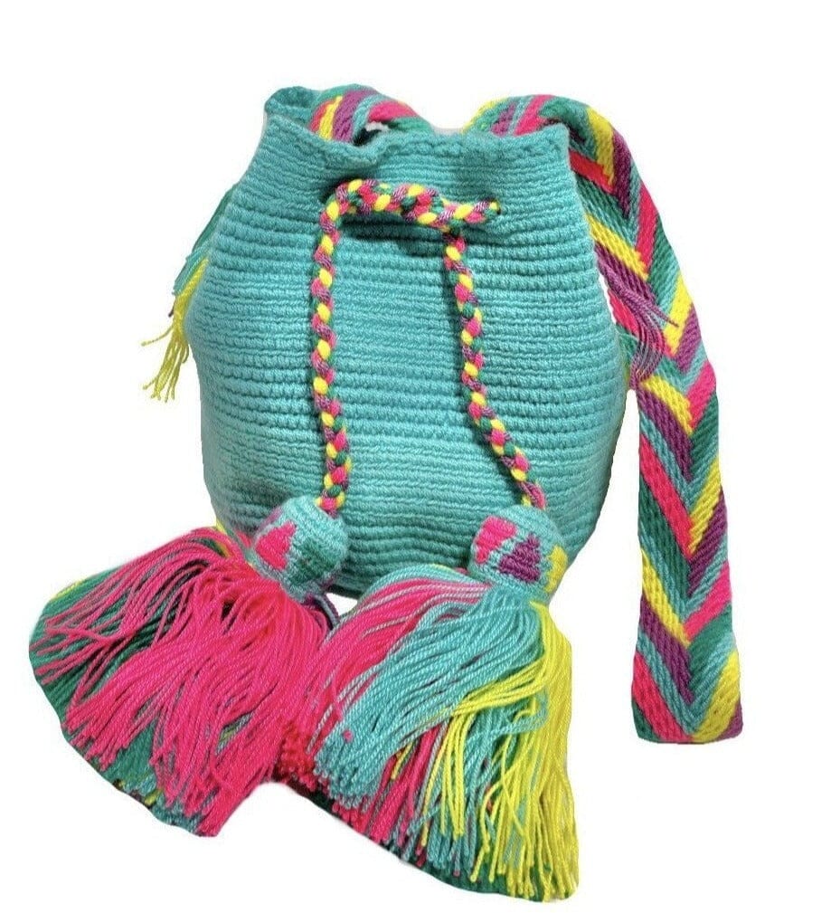 Turquoise Blue Summer Crochet Bag | Small Crossbody Bag | Bag for Girls