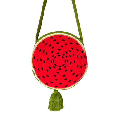 Watermelon Trending Summer Bag | Boho Handbag | Rounded Tropical Purse | Colorful 4U